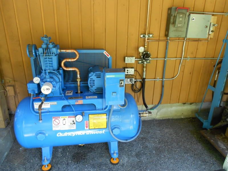 General Quincy Compressor Paint Color Practical Machinist Largest